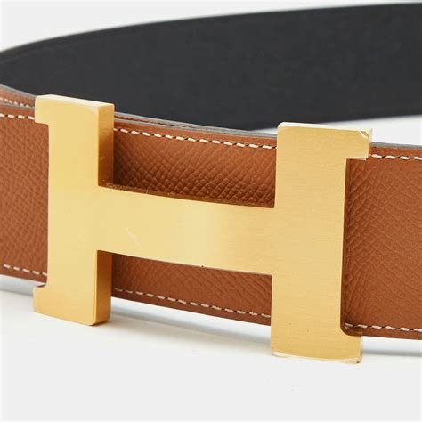 hermes brown belt fake